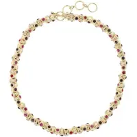 Otazu Vintage Barrel Necklace Siam Red Talla: OS | Collares Outlet | Mujer | Rojo