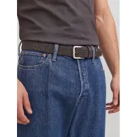 Jack & Jones Cinturón 'JACSPRING' marrón oscuro