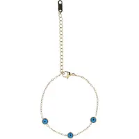 GRASSLAND Pulsera azul / oro