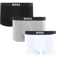 BOSS Calzoncillo boxer gris / negro / blanco