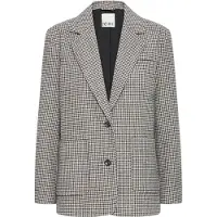 Ichi Blazer gris oscuro / blanco