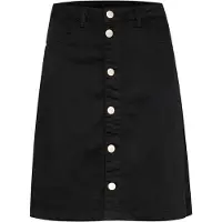 Cream Falda 'Alma' negro
