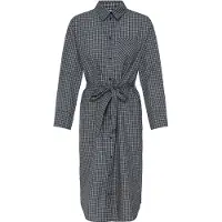 B.young Vestido camisero 'BYFigga' gris oscuro / negro