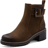 Marco Tozzi Botines marrón oscuro