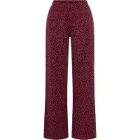 s.Oliver Pantalón de pijama burdeos / negro