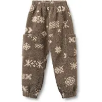Wheat - Kid's Suun - Pantalones de forro polar size 92, marrón