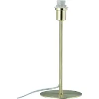 Paulmann Living 2Easy, lámpara de mesa mediana, 1 bombilla de 11W, casquillo E14, acabado en latón cepillado, 230V, metal