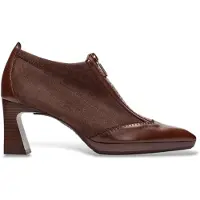 Hispanitas para mujer. HI254324 Zapatos de Piel Atlanta marrón (39), 5 a 8cm, Cremallera, Casual, outlet 2026.