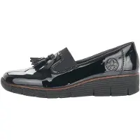 Rieker Zapatillas 'Softlack-Slipper' negro