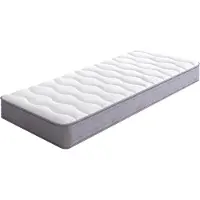 Flieks Colchón de muelles , 90x200 cm, 20 cm de altura, firmeza H3, colchón ergonómico para dormir de espalda, boca abajo y de lado, color blanco