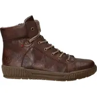 Rieker Botines con cordones marrón