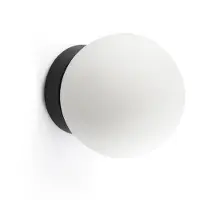 Faro PING, lámpara de techo o de pared, color negro, modelo 60011