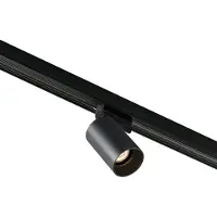 Faro 43725, foco empotrable para riel, LED, 2700 K, 100-240 V, color negro