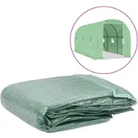 vidaXL : Cubierta de repuesto para invernadero (9 m²), 200x450x200 cm, color verde