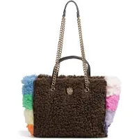 Kurt Geiger para mujer. 5023339999 Bolso Shopper Hoxton marrón (OSFA), Casual, Piel, outlet 2026.
