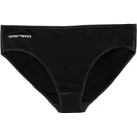 Kari Traa - Women's Sylvi Brief - Pantalones interiores de lana merina size M, negro