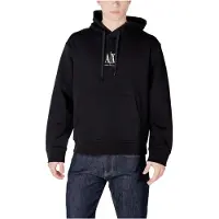 Armani Exchange para hombre. XM000369AF10818UC001 Sudadera con capucha negro (XS), Casual, Deportivo, Algodón, Multideporte, A|X Armani
