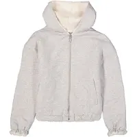 Garcia Sudadera con cremallera gris claro / offwhite