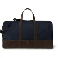 Ralph Lauren para hombre. 405P16224001 Bolsa de viaje con ribete de ante marino (OSFA), Casual, Poliéster, outlet 202