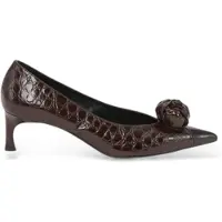ROTATE para mujer. 1169461069 Zapatos de Piel Knot marrón (39), 5 a 8cm, Ninguno, Casual, Fiesta, outlet 2026.
