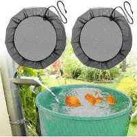 OEM Regentonnet - Protector contra hojas - Diámetro 95 cm - Ajustable con cable - Ideal para desagües pluviales - 2 unidades