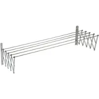 Sauvic Tendedero Extensible De Acero Inoxidable 100 Cm