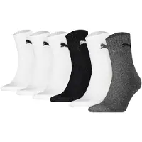 Puma Calcetines deportivos gris oscuro / negro / blanco