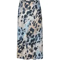 TATUUM Falda 'Satini' beige / marino / azul claro