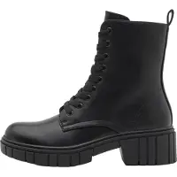 Anna field Botines con cordones negro