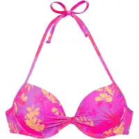 Venice beach Top de bikini orquidea / naranja claro / rosa
