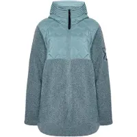 Didriksons - Women's Bibi Fullzip 2 - Forro polar size 38, gris/turquesa