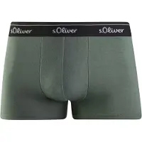 s.Oliver Calzoncillo boxer gris oscuro / oliva / negro / blanco