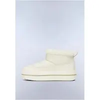 Napapijri - Women's Glacier 05 Nyl - Botas invierno size 9,5, blanco/beige
