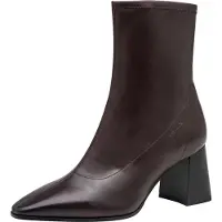 Tamaris Botines rojo carmesí
