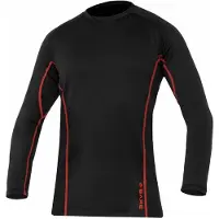 Bare Ultrawarmth, camiseta de manga larga para hombre y mujer, color negro, talla L