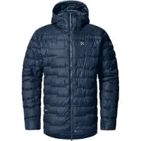 Haglöfs - Plumíferos esquí - ROC Flash Down Hood M Tarn Blue - Talla XL - Azul marino