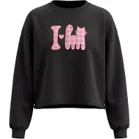 Mymo Sudadera rosa / negro / blanco