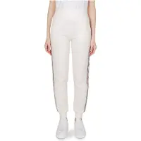GUESS Pantalón deportivo 'Britney' beige / negro / offwhite