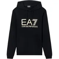 EA7 para hombre. 7M001413_AF22266 Sudadera Core Identity negro (XXL), Casual, Algodón, outlet 2026.