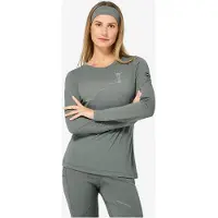 Super.natural - Women's Bergglück L/S - Camiseta de manga larga size L, gris