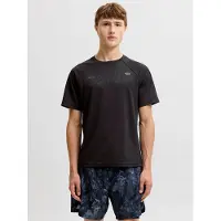 Jack & Jones Camiseta negro / blanco