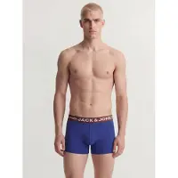 Jack & Jones Calzoncillo boxer 'JACLICHFIELD' azul / verde / rojo sangre / blanco