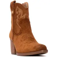 Refresh para mujer. 17301401-CAMEL Botines 173014 marrón (35), 3 a 5cm, Cremallera, Casual, outlet 2026.