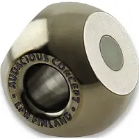Audacious Concept Aurora Bead - Titanium - Hand Polished