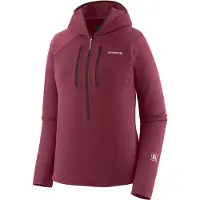 Patagonia - Forros polares mujer - W's R1 Ultralight Hoody Berry Fig para Mujer - Talla M - Púrpura