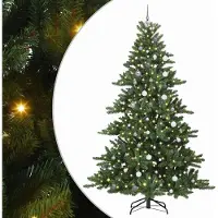 Syfax Árbol de Navidad artificial con ramas articuladas Verde 240 cm