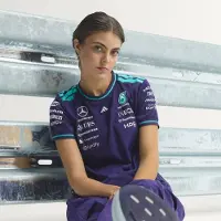 Adidas adidasCAMISETA DE PILOTO FLOR DE VANDA MERCEDES - AMG PETRONAS FORMULA 1 TEAM VANDA BLOOM AUTHENTIC M Dark Purple Mujer