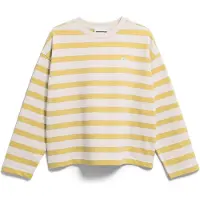 Armedangels Sudadera 'FRANKAA' turquesa / amarillo oscuro / blanco
