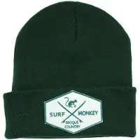 Surf Monkey Gorra verde oscuro