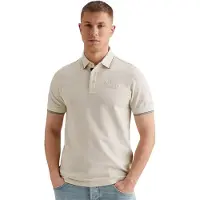 PME Legend Camiseta 'Polo shirt in piqué with artwork' blanco